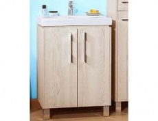 Тумба с раковиной для ванны Бриклаер Ницца 60 Ясень Наварра